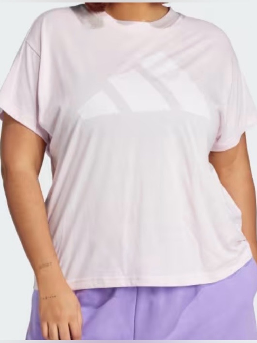 NWT Adidas Plus Size Essentials Winners Tee Shirt